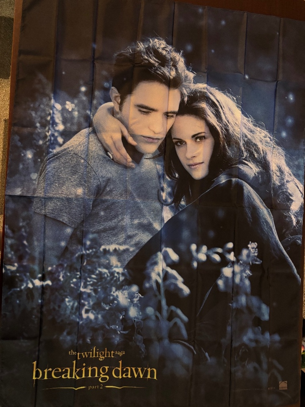 Twilight breaking Dawn fabric movie poster